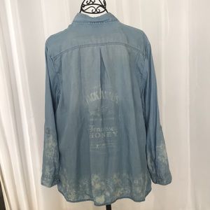 Repurposed jack Daniel Tennessee honey Chico shirt